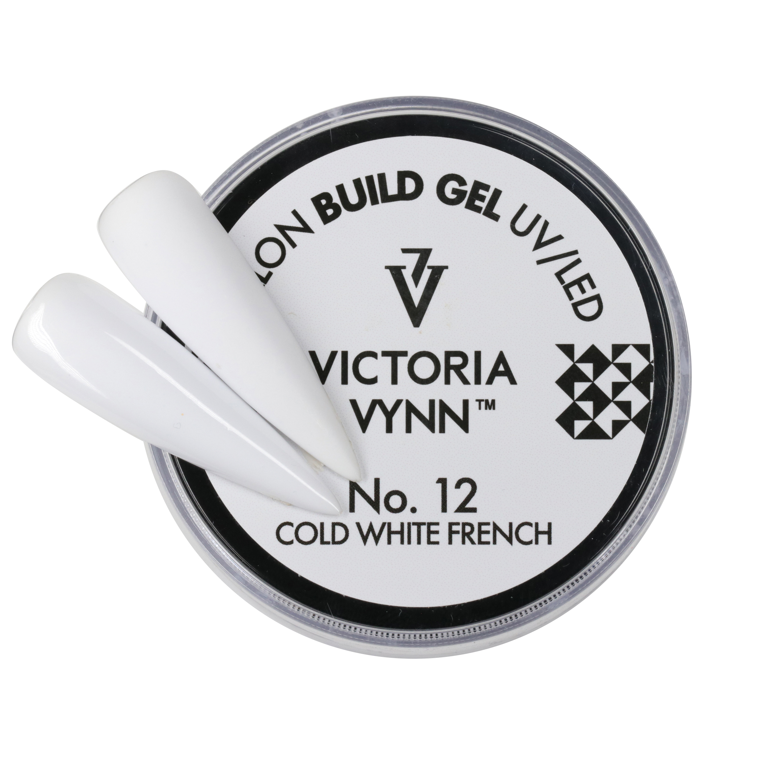 BUILD GEL 12 COLD WHITE FRENCH 15ml - slika 2