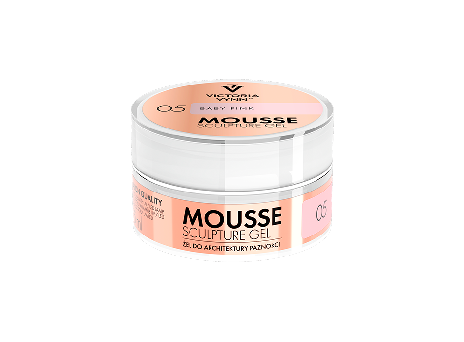Mousse Sculpture Gel 05 – Baby Pink 50ml - slika 3