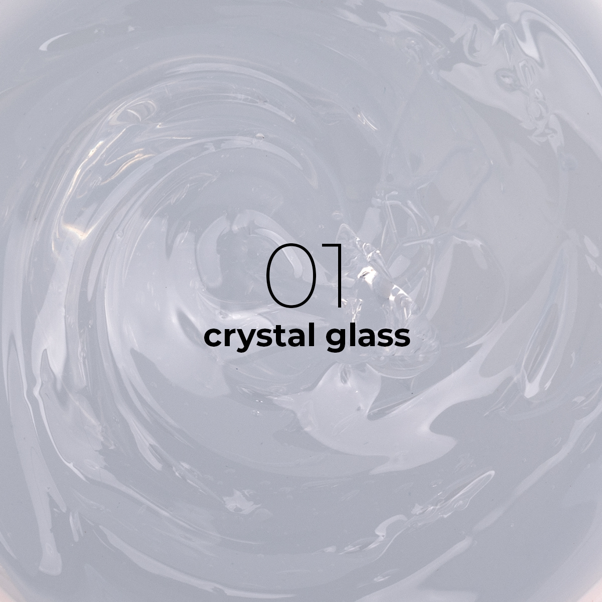 Mousse Sculpture Gel 01 – Crystal Glass 15ml