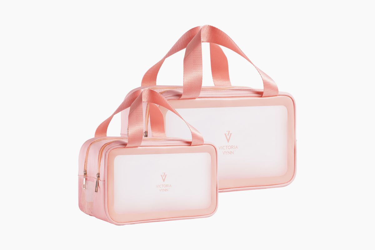 COSMETIC BAGS, two pack