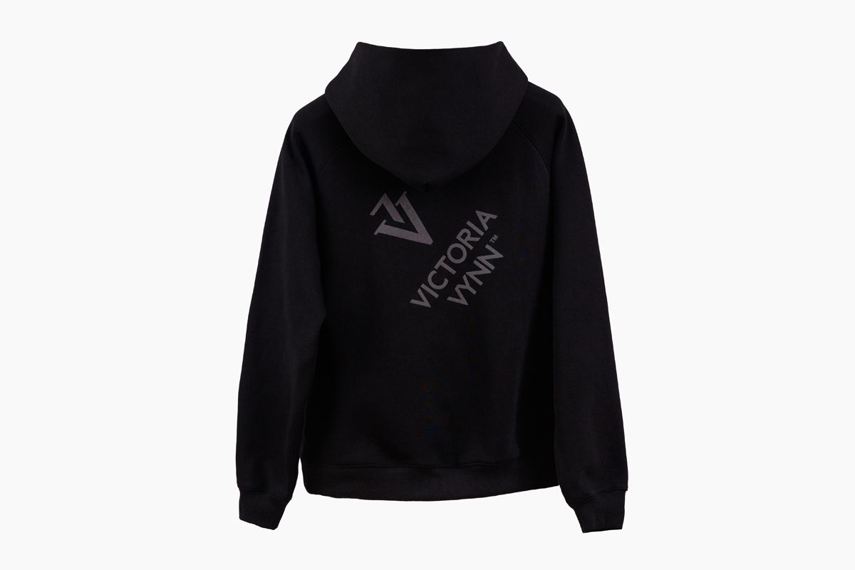HOODIE VICTORIA VYNN BLACK št. XL - slika 2