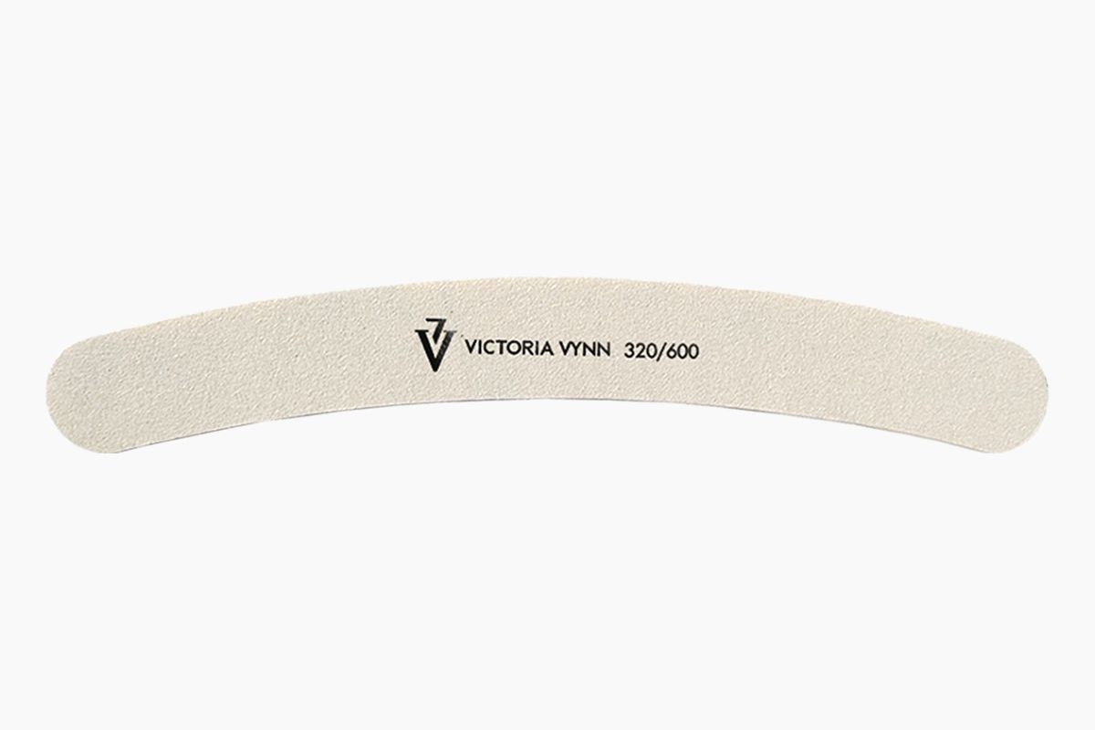White Nail File 320/600 banana shape