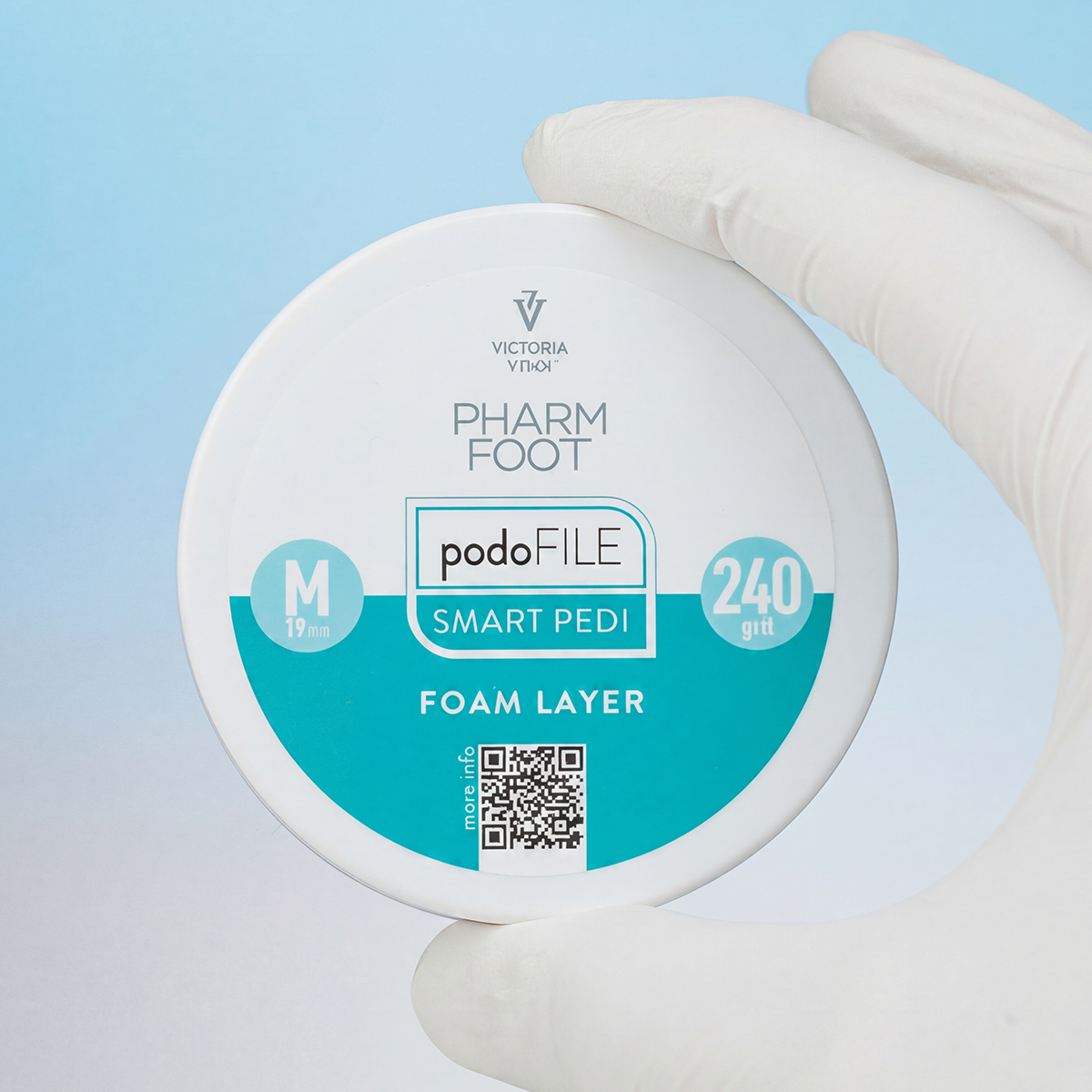 PODO FILE FOAM LAYER M, 240grit - slika 2