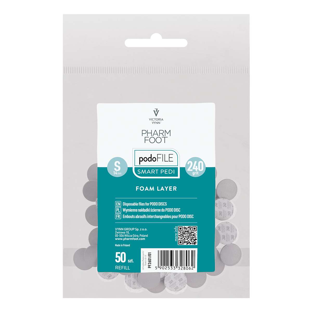 REFILL PODO FILE FOAM LAYER S, 240grit